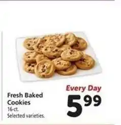 Safeway Fresh Baked Cookies offer
