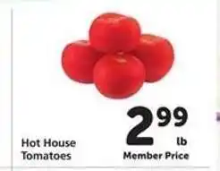 Safeway Hot House Tomatoes offer