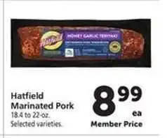 Safeway Hatfield Marinated Pork offer