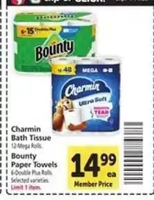 Safeway Charmin Bath Tissue offer