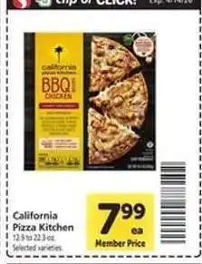 Safeway California Pizza Kitchen offer