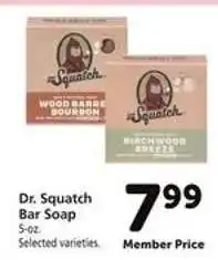 Safeway Dr. Squatch Bar Soap offer