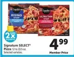 Safeway Signature SELECT Pizza offer