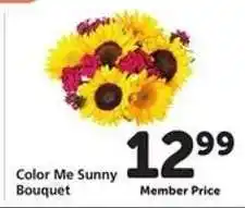 Safeway Color Me Sunny Bouquet offer