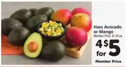 Safeway Hass Avocado or Mango offer
