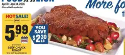 Food Lion Beef Chuck Roast offer