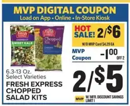 Food Lion Fresh Express Chopped Salad Kits offer