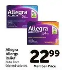 Safeway Allegra Allergy Relief offer