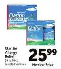 Safeway Claritin Allergy Relief offer