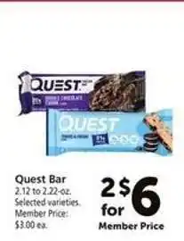 Safeway Quest Bar offer