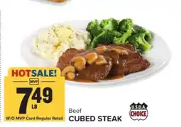 Food Lion Beef Cubed Steak offer