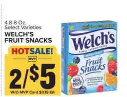 Food Lion Welch's Fruit Snacks offer