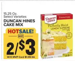 Food Lion Duncan Hines Cake Mix offer