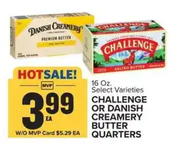 Food Lion Challenge or Danish Creamery Butter Quarters offer