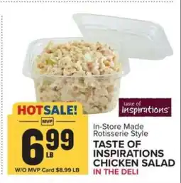 Food Lion TASTE OF INSPIRATIONS CHICKEN SALAD offer