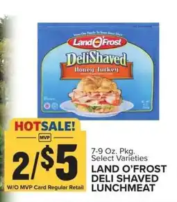 Food Lion Land O'Frost Deli Shaved Lunchmeat offer
