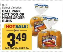 Food Lion Ball Park Hot Dog or Hamburger Buns offer