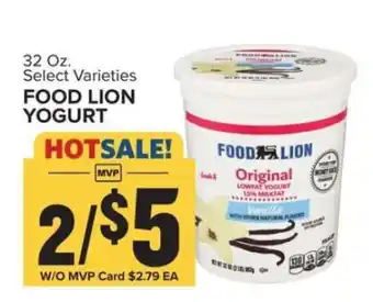 Food Lion FOOD LION YOGURT offer