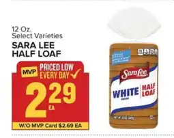 Food Lion Sara Lee Half Loaf offer