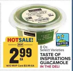 Food Lion Taste of Inspirations Guacamole offer