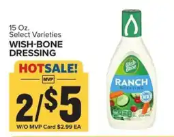 Food Lion Wish-Bone Dressing offer