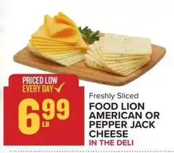 Food Lion Food Lion American or Pepper Jack Cheese offer