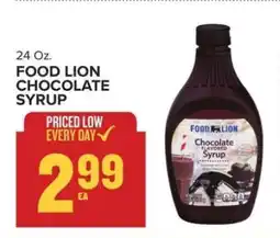 Food Lion FOOD LION CHOCOLATE SYRUP offer