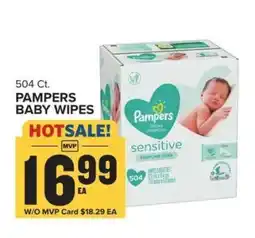 Food Lion Pampers Baby Wipes offer