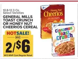 Food Lion General Mills Toast Crunch or Honey Nut Cheerios Cereal offer