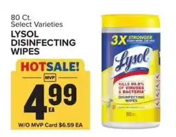 Food Lion Lysol Disinfecting Wipes offer