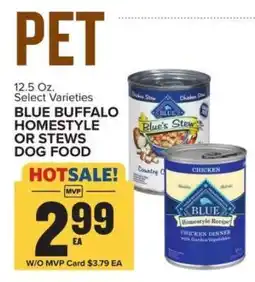 Food Lion BLUE BUFFALO HOMESTYLE OR STEWS DOG FOOD offer