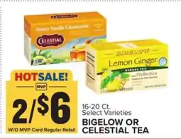 Food Lion Bigelow or Celestial Tea offer