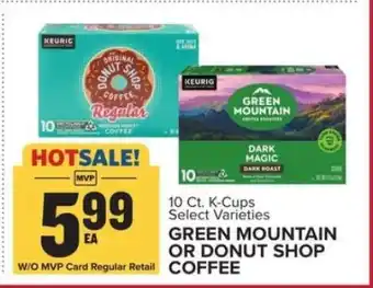 Food Lion Green Mountain or Donut Shop Coffee offer