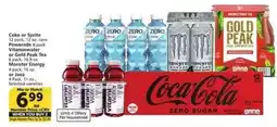 Albertsons Coke or Sprite, Powerade, Vitaminwater, Gold Peak Tea, Monster Energy offer