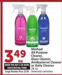 Albertsons Method Cleaner offer