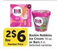 Albertsons Baskin Robbins Ice Cream offer
