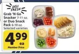 Albertsons Grab 'N Go Snacker or Duo Snack Pack offer
