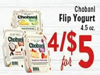 Rio Valley Market Chobani Flip Yogurt offer