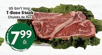 Rio Valley Market US Gov't Insp. T-Bone Steak offer