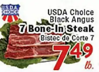 Rio Valley Market USDA Choice Black Angus 7 Bone-In Steak offer