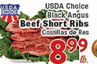 Rio Valley Market USDA Choice Black Angus Beef Short Ribs offer
