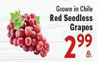 Rio Valley Market Red Seedless Grapes offer