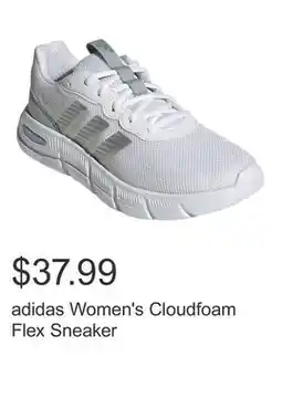 Costco adidas Women's Cloudfoam Flex Sneaker offer