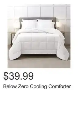 Costco Below Zero Cooling Comforter offer