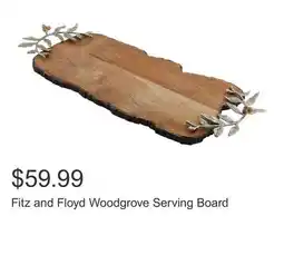 Costco Fitz and Floyd Woodgrove Serving Board offer