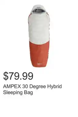Costco AMPEX 30 Degree Hybrid Sleeping Bag offer