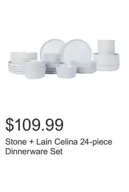 Costco Stone + Lain Celina 24-piece Dinnerware Set offer