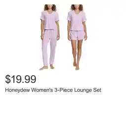 Costco Honeydew Women's 3-Piece Lounge Set offer
