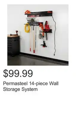 Costco Permasteel 14-piece Wall Storage System offer