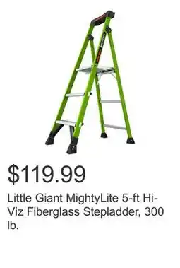 Costco Little Giant MightyLite 5-ft Hi-Viz Fiberglass Stepladder, 300 lb offer